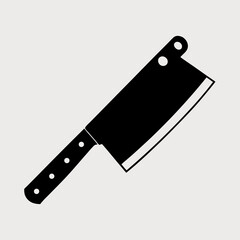 knife on a white background