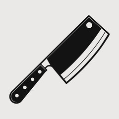 knife on a white background