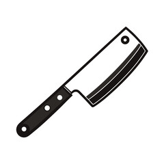 knife on a white background