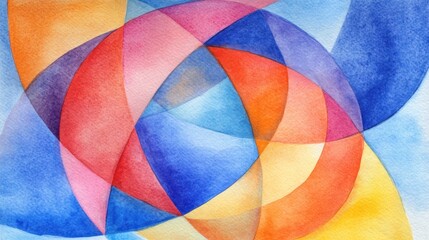 Fototapeta premium Abstract watercolor design