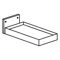 black box isolated on white