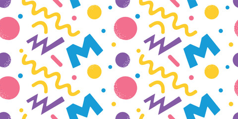 seamless pattern with colorful balloons