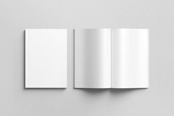 A4 Magazine Blank Mockup