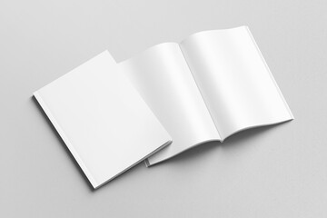 A4 Magazine Blank Mockup