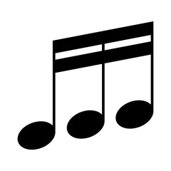 music icon transparent flat png vector image