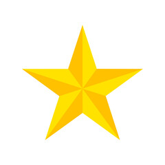 star icon transparent flat vector png image