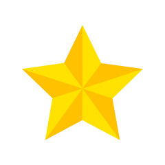 star icon transparent flat vector png image