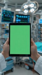 Tablet computer in operating room