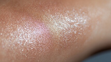 Fototapeta premium Close-up of healthy glowing human skin texture with smooth surface and natural tone, dermatology and skincare concept for beauty products or medical treatment.