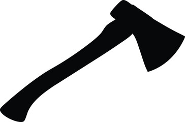 ember axe black silhouette vector, axe black symbol, axe icon