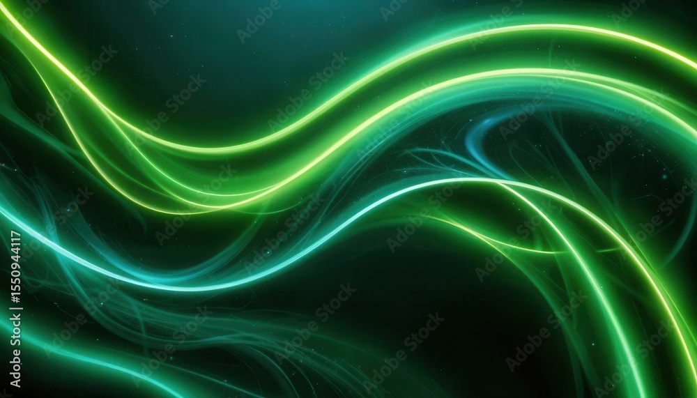 Aufkleber Colorful abstract lines creating a dynamic desktop wallpaper for computer monitors