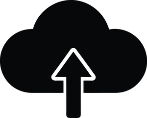 Cloud Upload Icon Vector Illustration