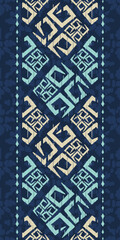Geometric ethnic seamless pattern. abstract illustration. design for geometric pattern wallpaper. Tribal ethnic vector texture. Aztec style. Folk embroidery. Indian, Scandinavian, African rug.