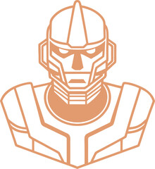 vector illustration of a soldier with helmet