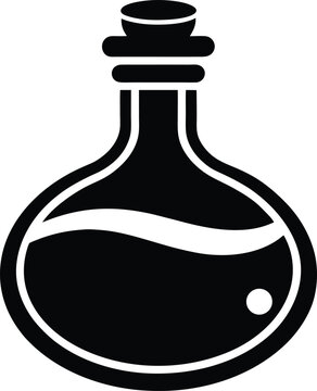 Minimal Potion Icon Vector Illustration