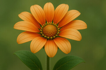 Fototapeta premium orange gerbera flower