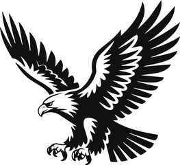 Obraz premium eagle icon illustration isolated vector sign symbol
