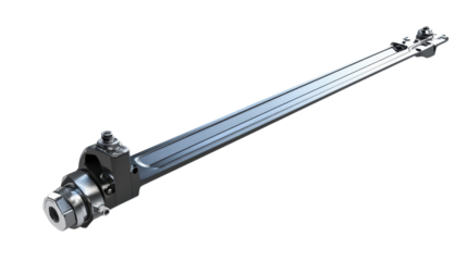 Wiper blade and motor assembly, clean layout Transparent background, PNG