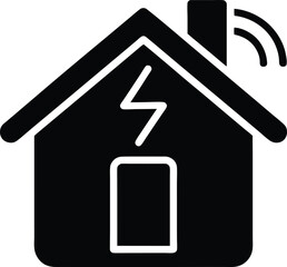 Smart Home Energy Icon Vector Illustration