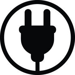 Smart Plug Icon Vector Illustration