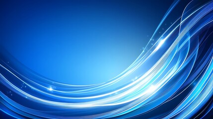 Abstract blue wave design (1)