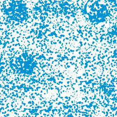 Seamless pattern of abstract blue floral snowflakes for a festive Christmas winter design
