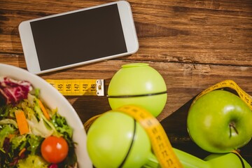 Phone on healthy persons desk