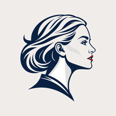 Vector Illustration of Woman Head Mascot – Stylish Female Character Logo Design with Modern Look – Perfect for Branding, Esports, Beauty Products, Fashion Labels, or Creative Projects

