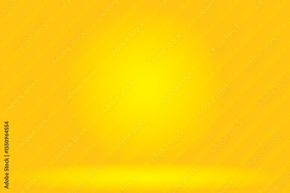 Poster vibrant yellow gradient studio background with subtle diagonal line pattern and soft spotlight effec