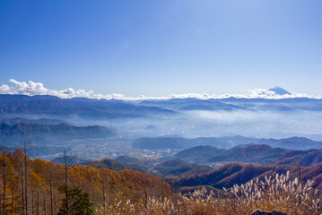 小楢山から望む富士山