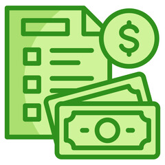 Fototapeta premium Budget Planning Icon