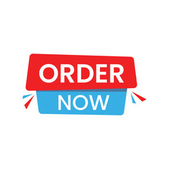Order Now Tag vector illustration
