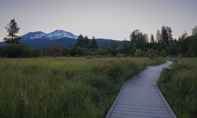 Sunrise over Mount Shasta