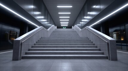 Modern Concrete Stairway Design