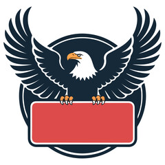 eagle bird logo with animal, eagle, bird, animal, wing, logo, illustration.