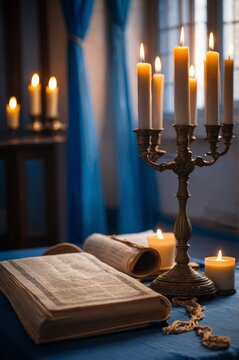 Yom Kippur Synagogue Scene 