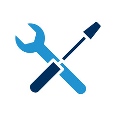 Tools Blue Color Icon