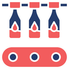 Conveyor Belt solid color icon