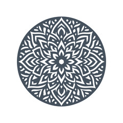 mandala pattern vector silhouette clip art background design illustration