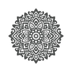 mandala pattern vector silhouette clip art background design illustration