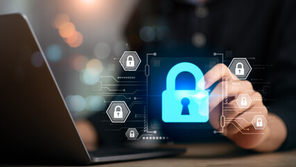 cyber security technology ,Login to online database with your username and password ,cybersecurity ,Protecting data from thef ,Data protection concept and secure internet security access