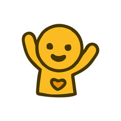 Fototapeta premium Cartoon Emoji Pack with Cute Faces and Everyday Fun Activities, A colorful grid of 16 expressive cartoon emojis engaged in fun daily moments like listening to music, hugging pets, riding scooters, and