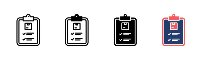 Purchase Order icon sheet multiple style collection