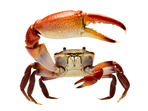 ''Fiddler Crab (Uca species) Isolated on transparent Background.'' - Powered by Adobe