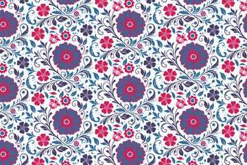 seamless floral pattern with elegant hand drawn line art featuring abstract flower sketches for fabric and home textile design

