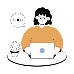 CEO Round Table  Modern illustrations. Eps 10 file on transparent background