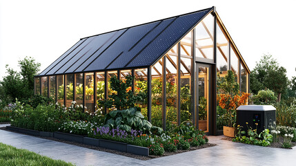 house in the garden