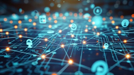 Abstract Digital Network