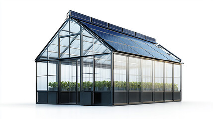 greenhouse with a plant
