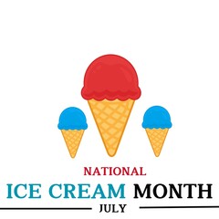 national ice cream month